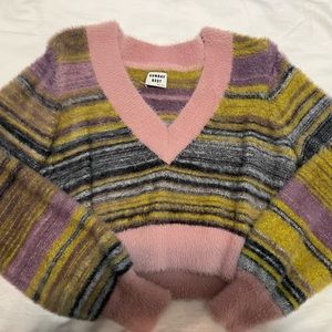 Aritzia Sunday Best Colorful Stripped Sweater
